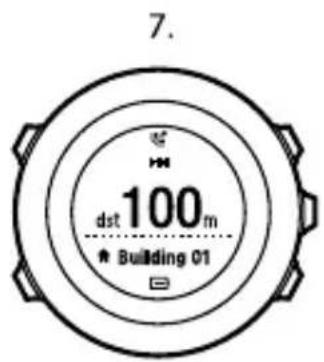 SUUNTO Ambit 2.5 - Navigation vers un point d'intérêt (POI) - 8