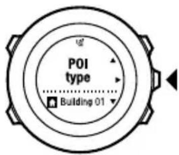 SUUNTO Ambit 2.5 - Ajout de votre position actuelle comme point d'intérêt (POI) - 6