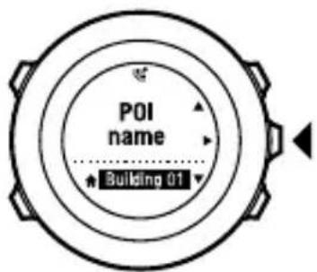 SUUNTO Ambit 2.5 - Ajout de votre position actuelle comme point d'intérêt (POI) - 7