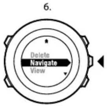 SUUNTO Ambit 2.5 - Navigation vers un point d'intérêt (POI) - 7