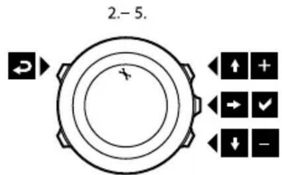 SUUNTO Ambit 2.5 - RÉGLAGE DES PARAMÉTRES - 2