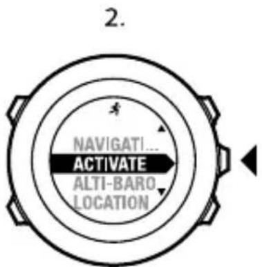 SUUNTO Ambit 2.5 - Utilisation du compteur d'intervalles - 2