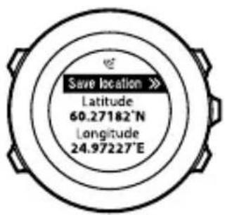 SUUNTO Ambit 2.5 - Ajout de votre position actuelle comme point d'intérêt (POI) - 4