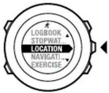 SUUNTO Ambit 2.5 - Ajout de votre position actuelle comme point d'intérêt (POI) - 2