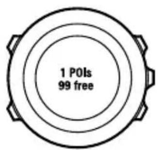 SUUNTO Ambit 2.5 - Navigation vers un point d'intérêt (POI) - 4