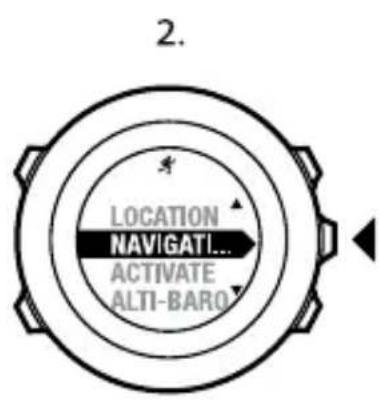 SUUNTO Ambit 2.5 - Navigation pendant un exercice - 2