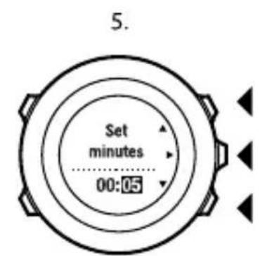 SUUNTO Ambit 2.5 - Compte à rebours - 5