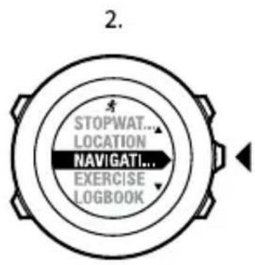 SUUNTO Ambit 2.5 - Ajout manuel des coordonnées d'un point d'intérêt (POI) - 2