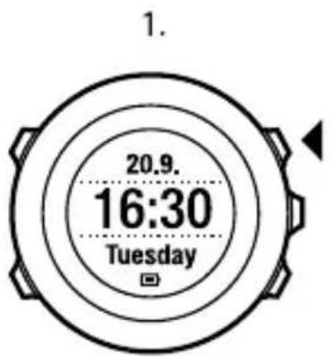 SUUNTO Ambit 2.5 - Activation et désactivation du chronomètre - 1