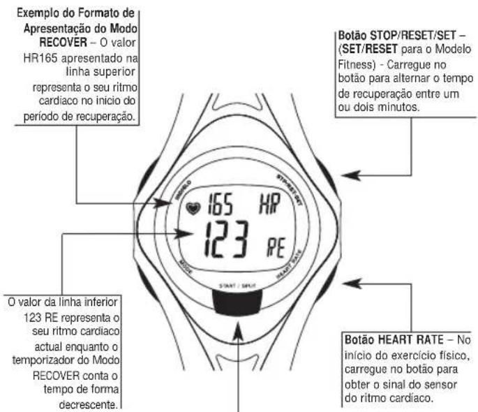 TIMEX W177M586 - Utilizar o Modelo RECOVER (RECUPERACHO) - 2