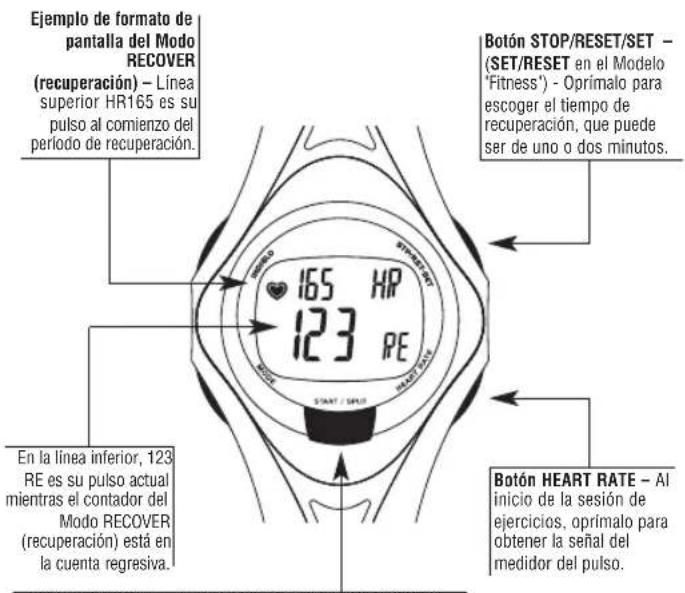 TIMEX W177M586 - Uso del Modo RECOVER (recuperacion) - 2