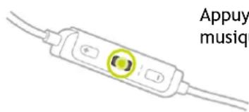 TOMTOM Spark 2 - Utiliser les commandes du casque d'écoute - 1