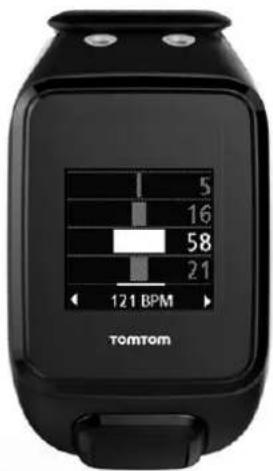 TOMTOM Spark 2 - Suivre la progression dans une zone de fréquence cardiaque - 2