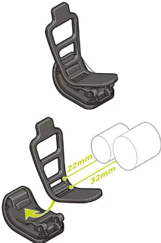 TOMTOM Spark 2 - Utiliser la fixation pour vélo - 1