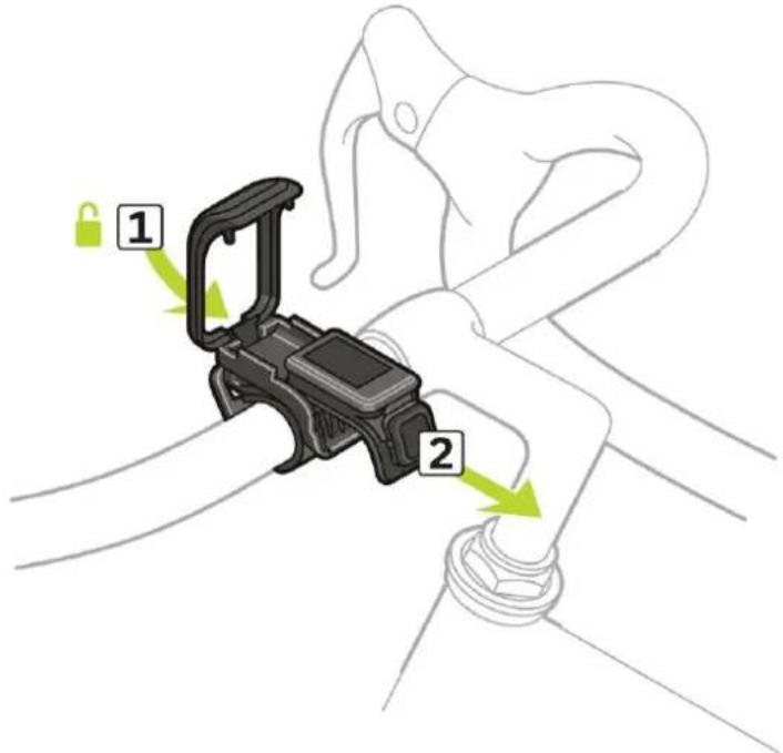 TOMTOM Spark 2 - Retirer votre montre du support - 1
