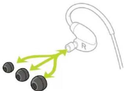 TOMTOM Runner 3 - Changing earbuds - 1