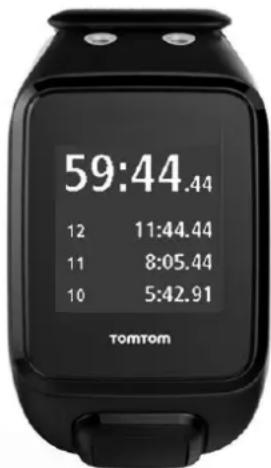 TOMTOM Runner 3 - Utilisation du chronomètre - 1