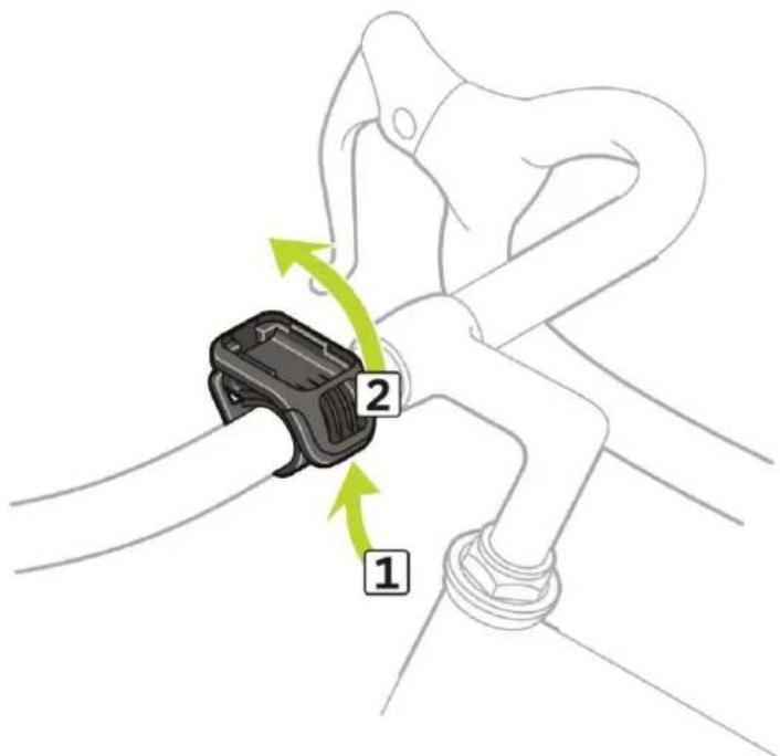 TOMTOM Runner 3 - Utiliser la fixation pour vélo - 4