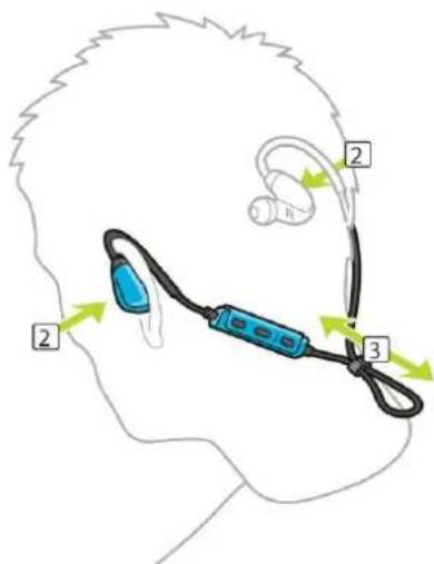 TOMTOM Runner 3 - Wearing your headphones - 3