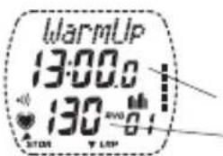 POLAR S725 - Phase Echauffement (WARMUP) - 2