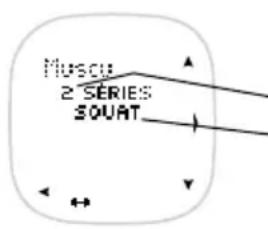 POLAR F55 - Mouvements du programme de musculation - 1