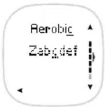 POLAR F55 - Modifier le texte du rappel - 1