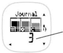 POLAR F55 - Changer l'Affichage par Défaut du Journal - 1