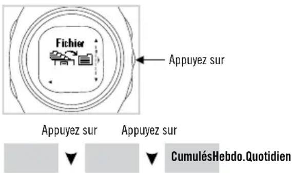 POLAR F55 - FICHIER QUOTIDIEN - 1