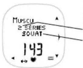 POLAR F55 - Mouvements du programme de musculation - 1