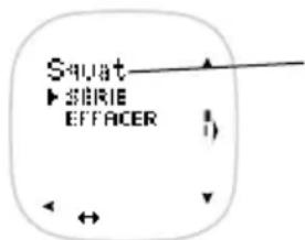 POLAR F55 - Description du mouvement sélectionné - 1