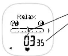 POLAR F55 - RÉALISER LA SÉANCE DE RELAXATION - 1