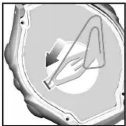 OREGON SCIENTIFIC SE233 - To replace the watch battery: - 3