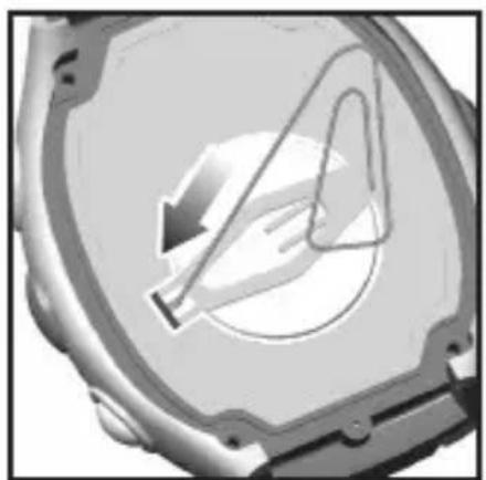 OREGON SCIENTIFIC SE232 - To replace the watch battery: - 3