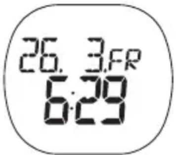 OREGON SCIENTIFIC SE232 - Mode HEURE actuelle - 1