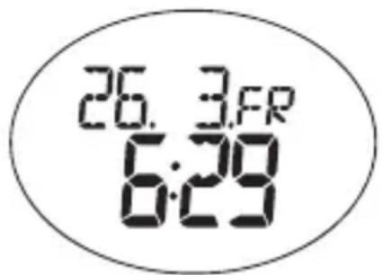 OREGON SCIENTIFIC SE212 - Pour la régler: - 1