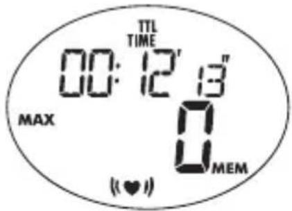 OREGON SCIENTIFIC SE212 - ANZEIGE DER STOPPUHR ODER DER RUNDENAUFZEICHNUNGEN - 1