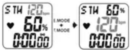 Echowell EliteT101 - Nouveau : Modification de l'affichage pour BPM et %HR - 1