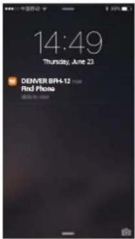 DENVER BFH12 - Trouver la fonction téléphone. - 1