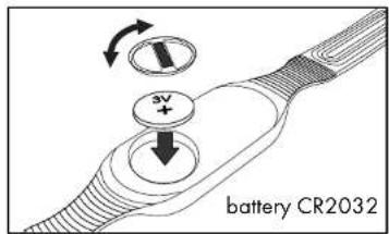 CRIVIT 1LD3945 IAN 107990 - Replacing the chest belt battery - 1