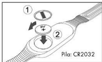 CRIVIT 1LD4487 IAN 277654 - Inserción de la pila en la correa del pecho - 1