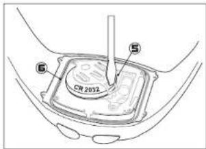 CRIVIT 1LD4487 IAN 277654 - Replacing the watch battery - 3