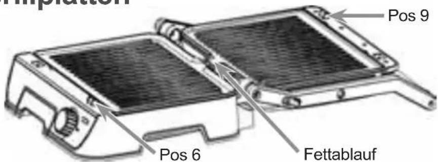 STEBA FG 56 - Entnahme der Grillplatten - 1