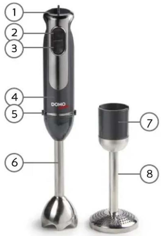 DOMO DO9069C - BESTANDTEILE - 1