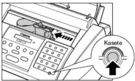 CANON FAXB180C - BJ tintes kasetes ievietošana iekārtā - 3