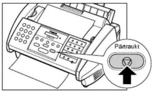 CANON FAXB180C - Nospiediet [Pärtraukt]. - 1