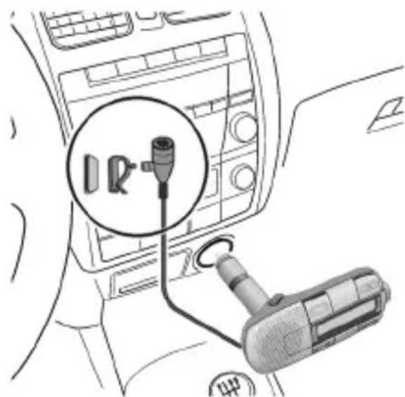 SIEMENS Car Kit Bluetooth Portable HKW700 - Installer le microphone - 1