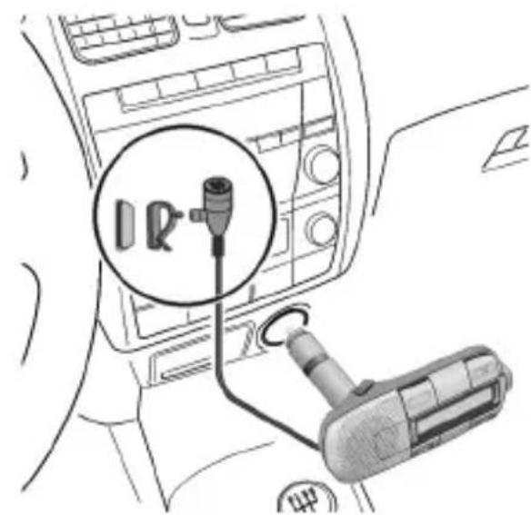 SIEMENS Car Kit Bluetooth Portable HKW700 - Fitting the microphone - 1