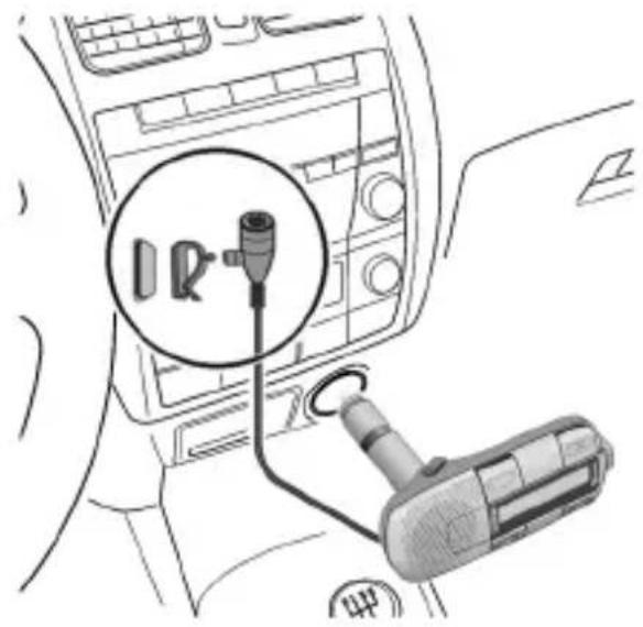 SIEMENS Car Kit Bluetooth Portable HKW700 - Instalacao do microfone - 1