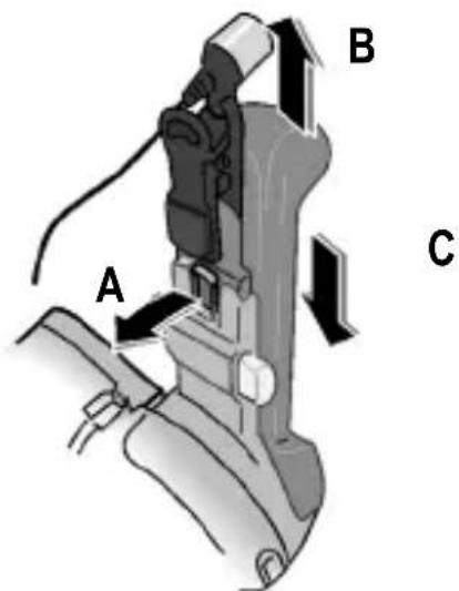SIEMENS Car Kit Easy HKP600 - Verwisselen van de houder - 1