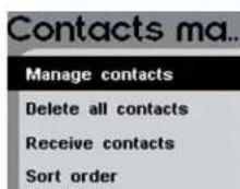 PARROT LSGPS 3400 - Gestion de los contactos - 1